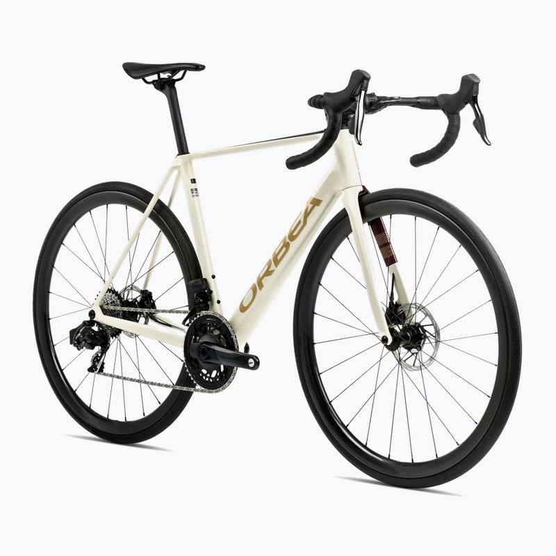 Rower szosowy Orbea Orca M30 2025 ivory white/burgundy/vulcano 3