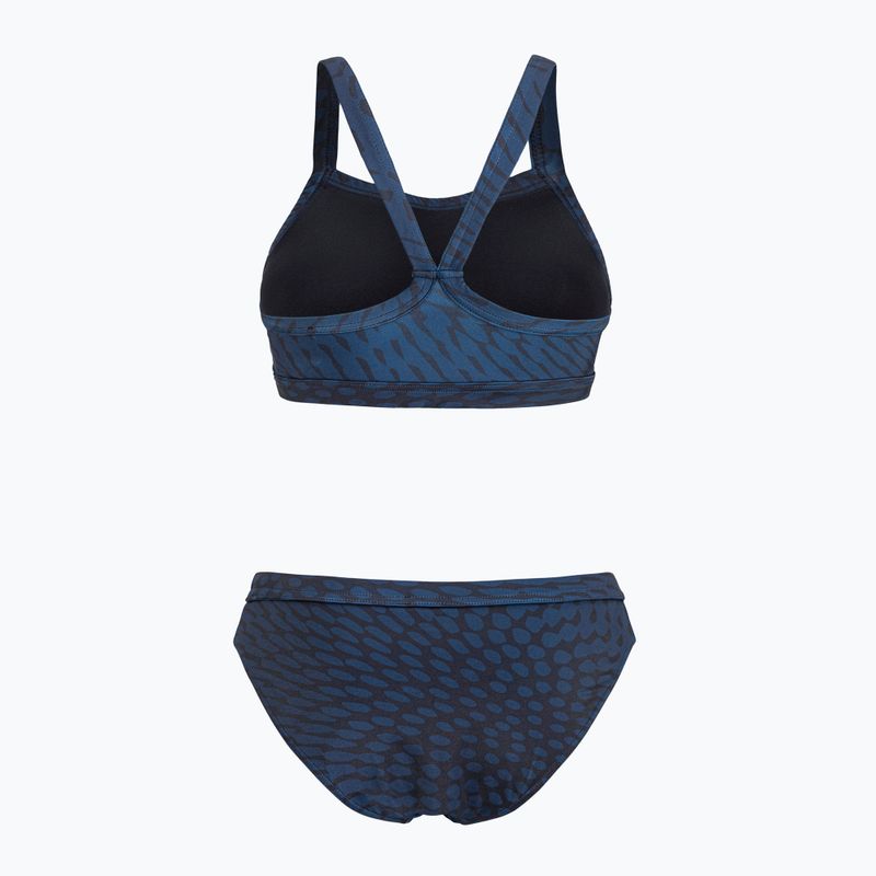 Strój pływacki dwuczęściowy damski Orca Core Bikini deep blue print 2