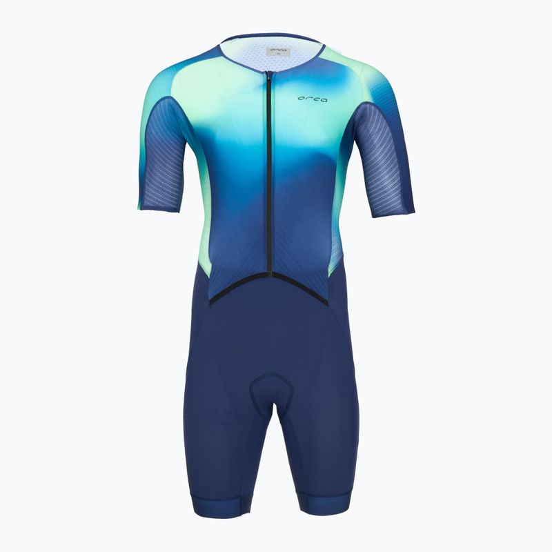 Kombinezon triathlonowy męski Orca Athlex Aero Race Suit green print