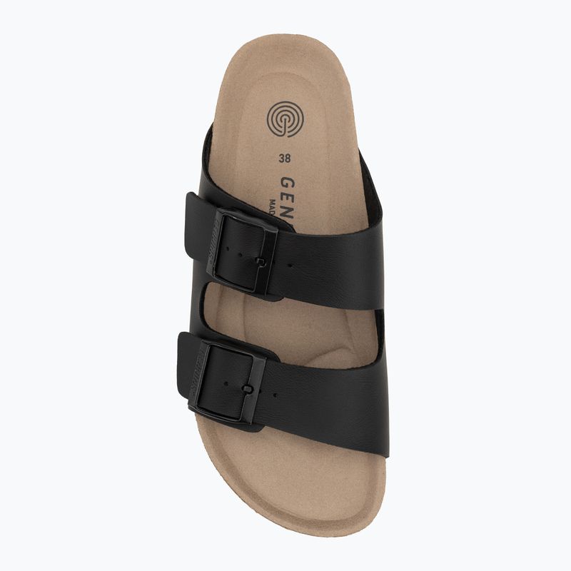 Klapki damskie Genuins Hawaii Vegan black 5