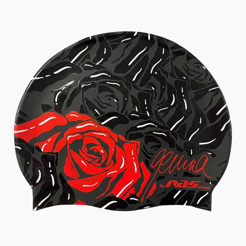 Czepek pływacki RAS Rose black