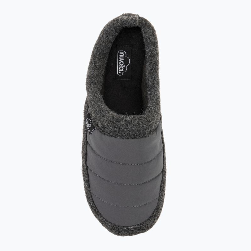 Kapcie zimowe Nuvola Zueco New Wool dark grey 6