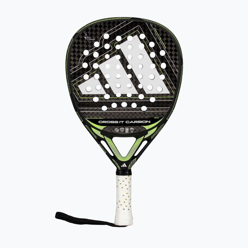 Rakieta do padla adidas Cross IT Carbon 2026 black/lime