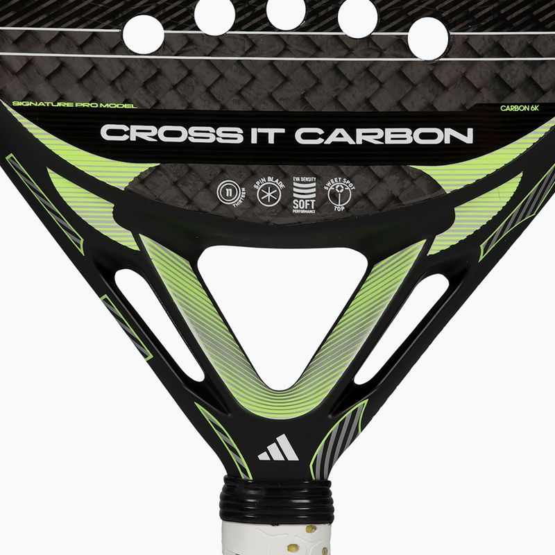 Rakieta do padla adidas Cross IT Carbon 2026 black/lime 8