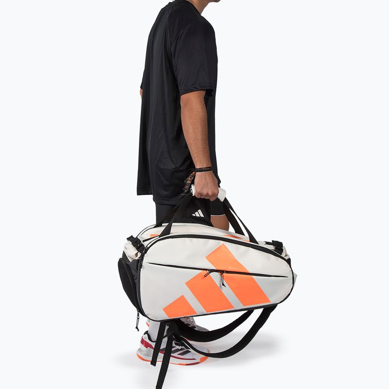Torba do padla adidas Multigame Racket Bag 2026 off white/orange 5
