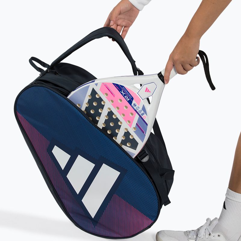 Torba do padla adidas Control Racket Bag 2026 blue/pink 6