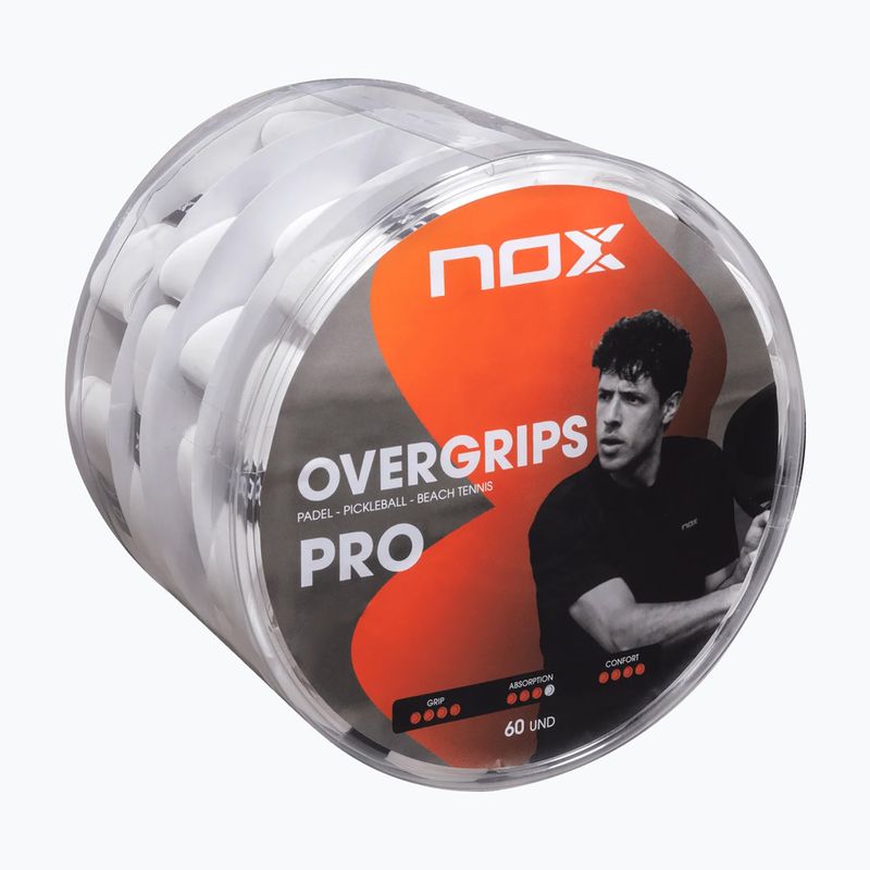 Owijki do padla NOX Pro Overgrip 60 pack white 2