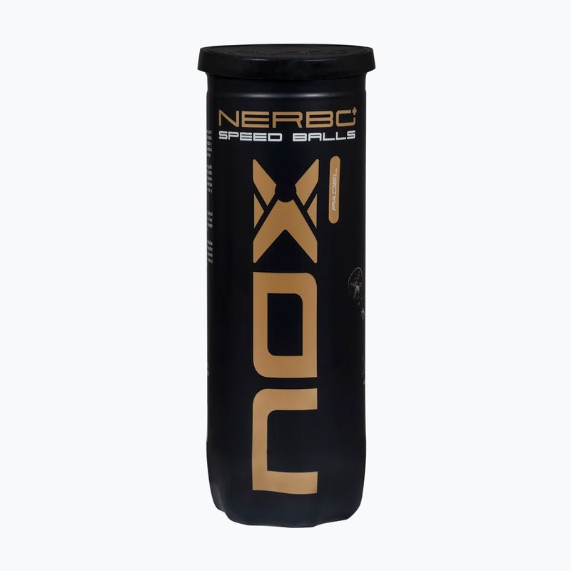 Piłki do padla NOX Nerbo Speed 3B 3 pack yellow 3