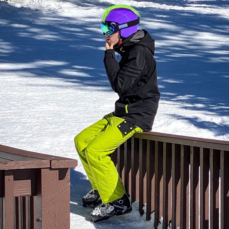 Nakładka na kask Coolcasc Green Mohican 9