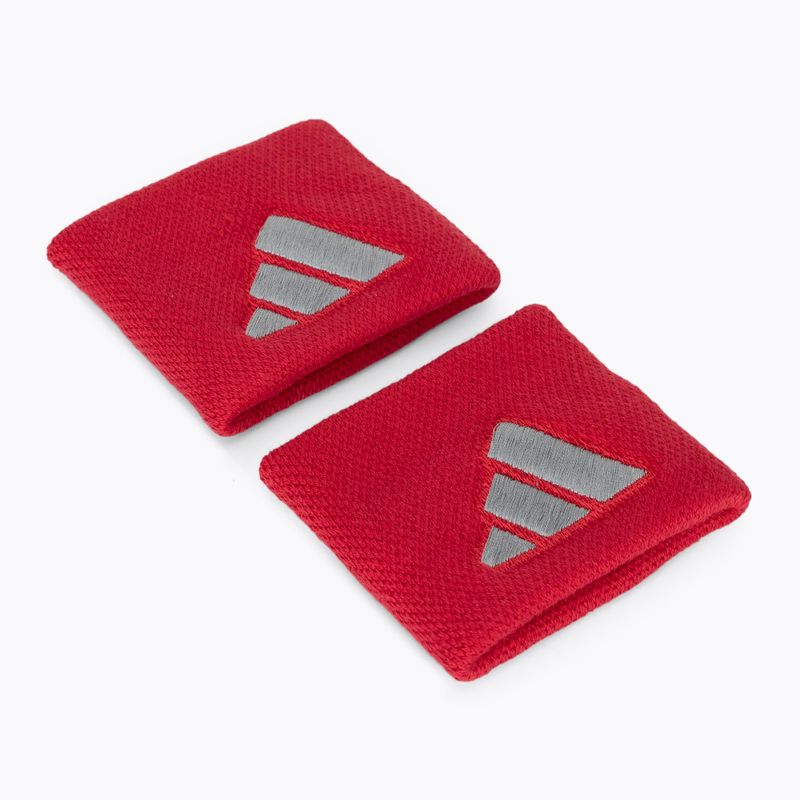 Frotki na nadgarstek adidas Wristband S 2 szt red/grey 2
