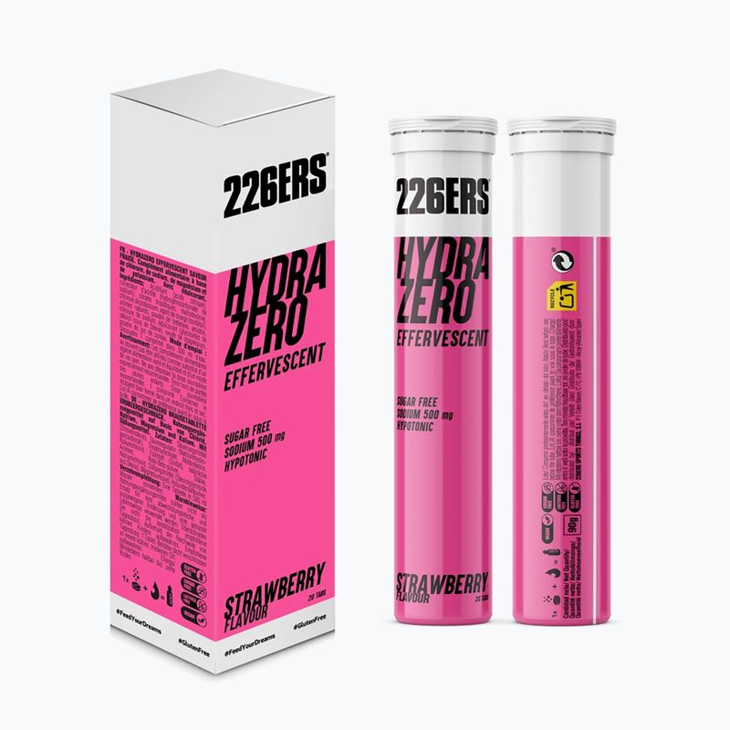Napój hipotoniczny 226ERS Hydrazero Effervescent 20 tabletek strawberry 3