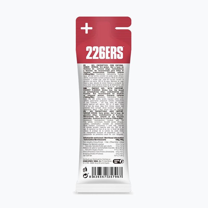 Żel energetyczny 226ERS High Fructose Gel 80 g cherry caffeine 2