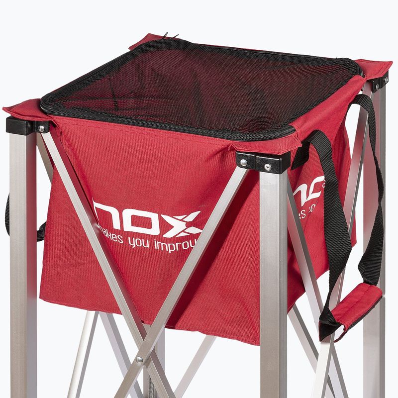 Kosz na piłki Nox Foldable Balls Basket With Wheels Red 4
