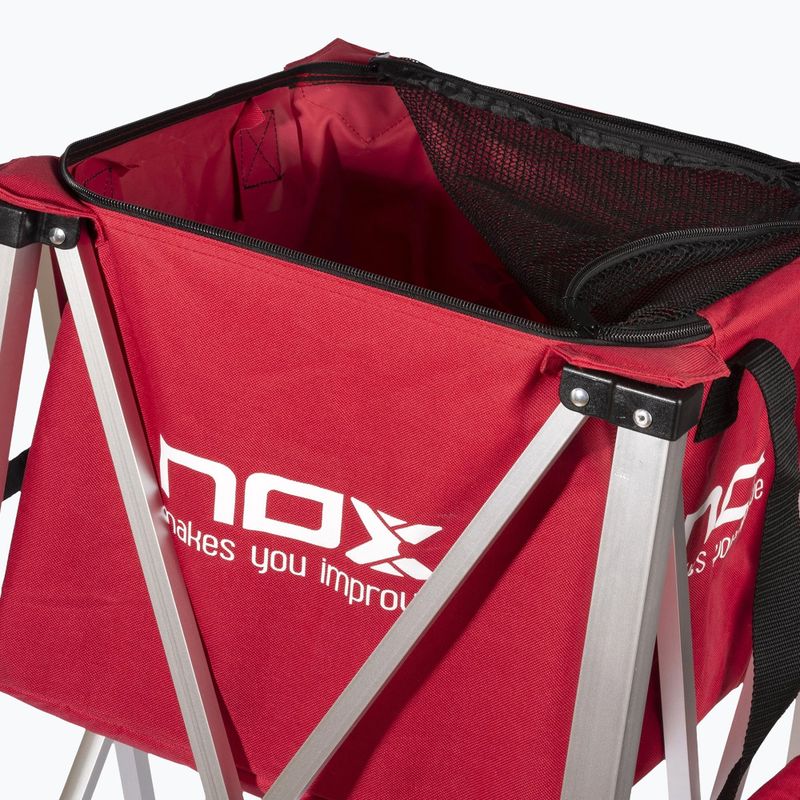 Kosz na piłki Nox Foldable Balls Basket With Wheels Red 5