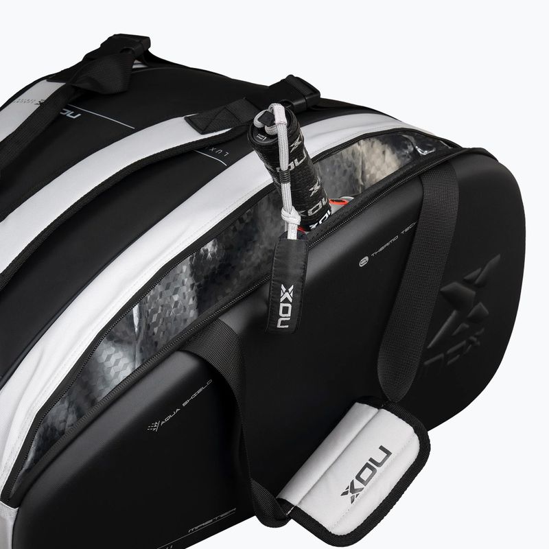 Torba do padla NOX Luxury Master Series Padelbag 60 l white/black 6