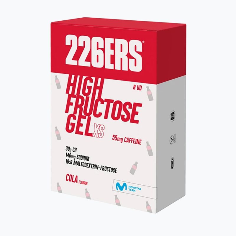 Żel energetyczny 226ERS High Fructose Gel XS 8 x 44 g caffeine 55mg cola