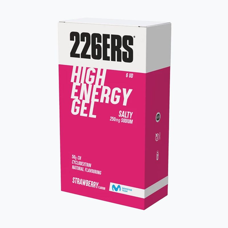Żel energetyczny 226ERS High Energy 250mg 6 x 76 g salty strawberry