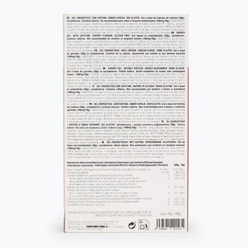 Żel energetyczny 226ERS High Energy 6 x 76 g caffeine 160 mg cherry 2