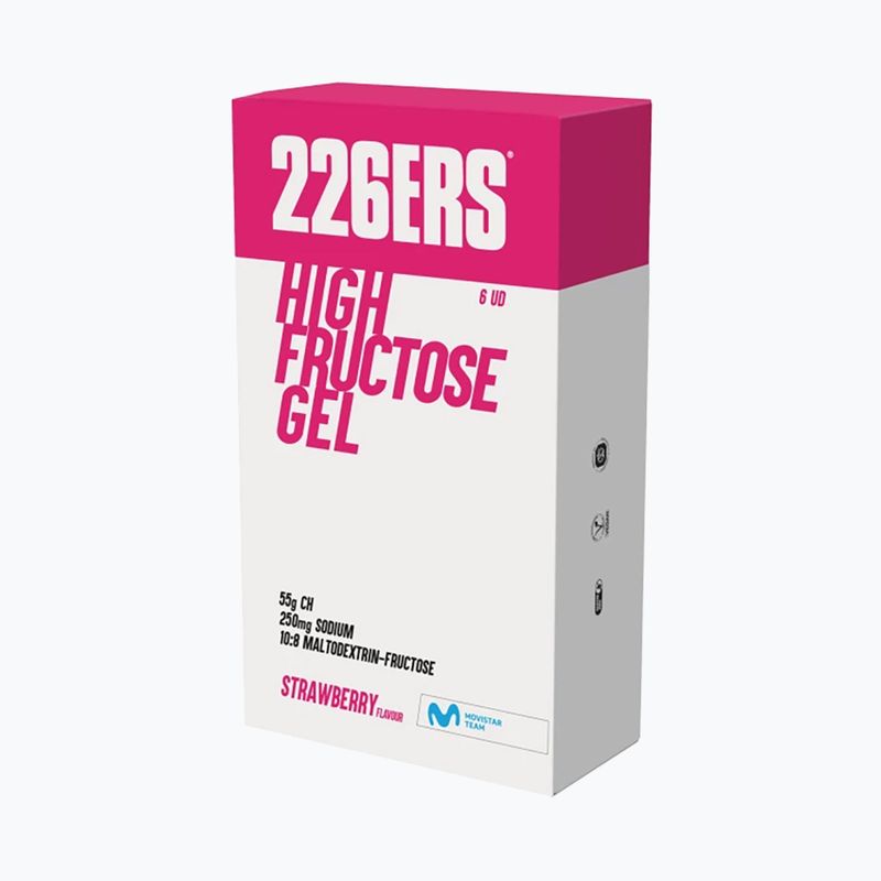 Żel energetyczny 226ERS High Fructose Gel 6 x 80 g strawberry