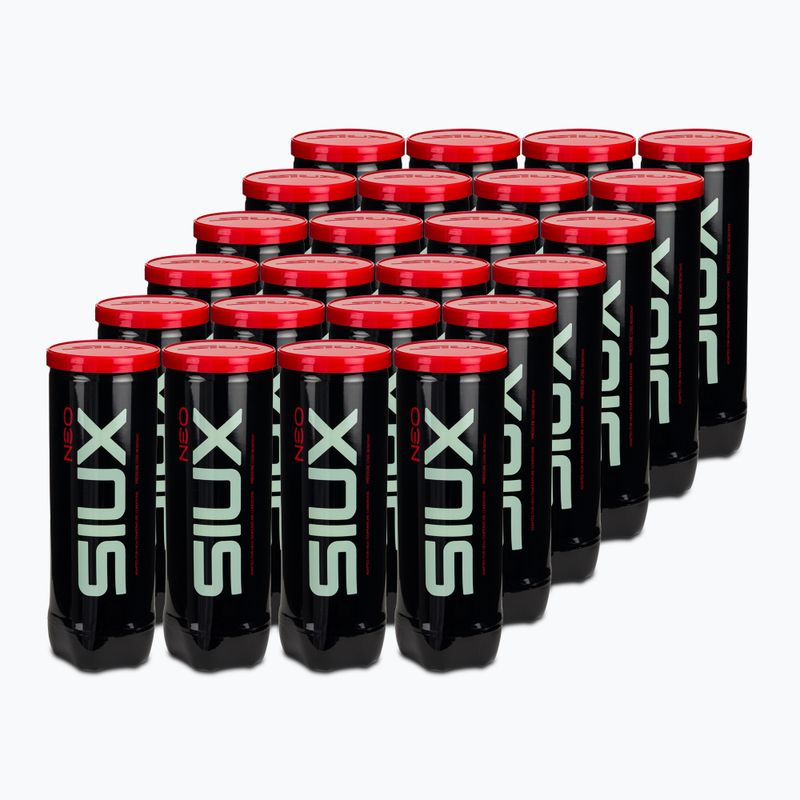 Piłki do padla Siux Neo Box 72 pack red