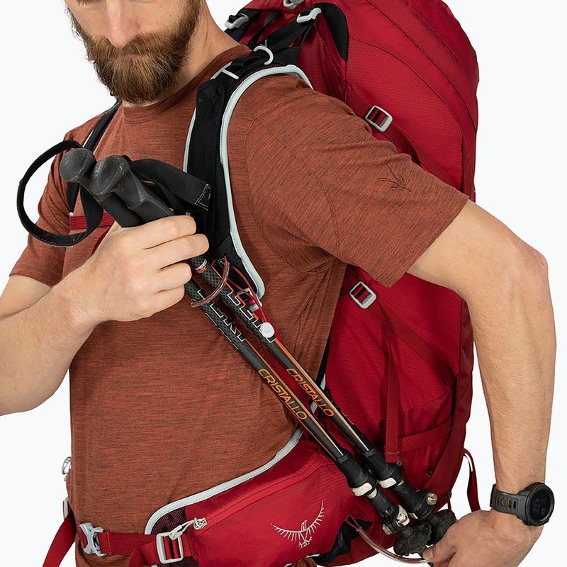 Plecak trekkingowy męski Osprey Talon 36 l (S-M) cosmic red 8