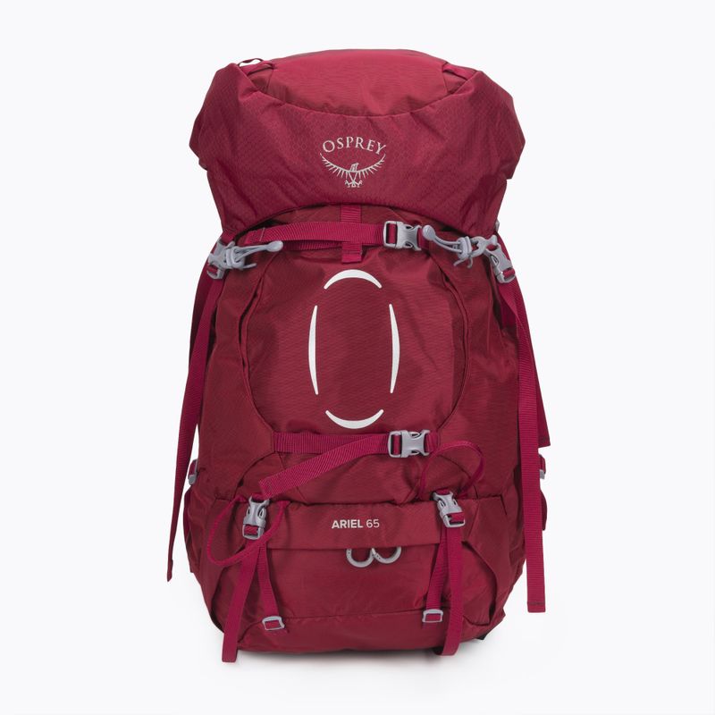 Plecak trekkingowy damski Osprey Ariel 65 l claret red 2