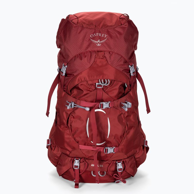 Plecak trekkingowy damski Osprey Ariel 55 l claret red