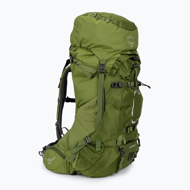 Plecak trekkingowy męski Osprey Aether 65 l garlic mustard green 2