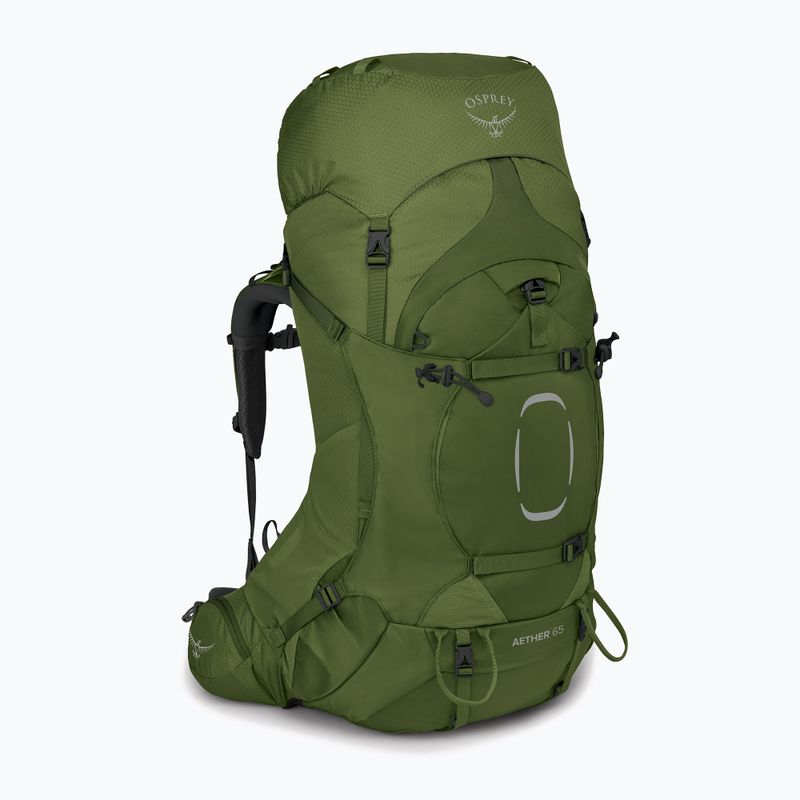 Plecak trekkingowy męski Osprey Aether 65 l garlic mustard green 5