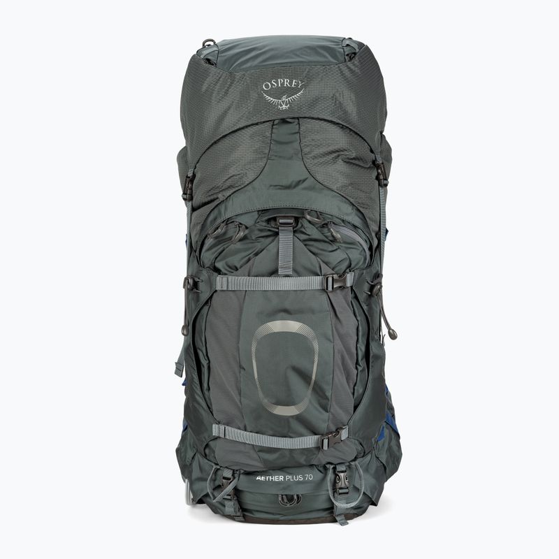Plecak trekkingowy męski Osprey Aether Plus 70 l eclipse grey