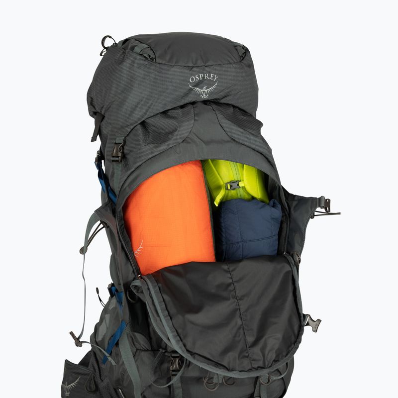 Plecak trekkingowy męski Osprey Aether Plus 70 l eclipse grey 13