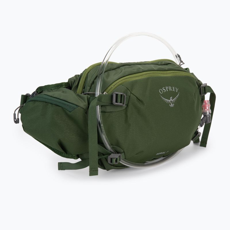 Saszetka nerka Osprey Seral 7 l z bukłakiem 1.5 l dustmoss green