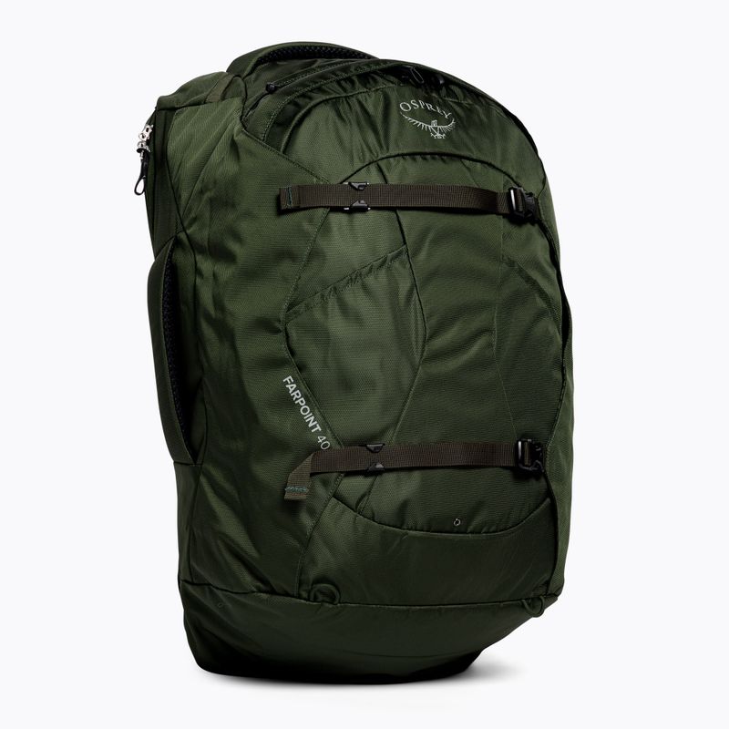 Plecak turystyczny męski Osprey Farpoint 40 l gopher green 2