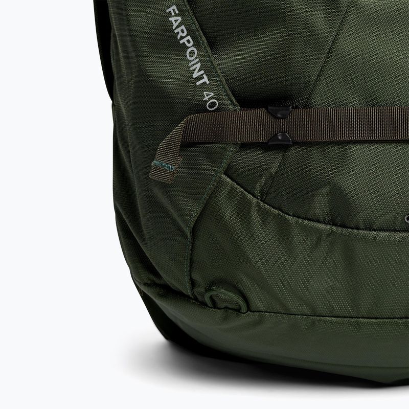 Plecak turystyczny męski Osprey Farpoint 40 l gopher green 5