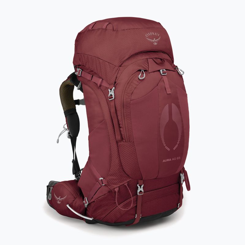 Plecak trekkingowy damski Osprey Aura AG 65 l XS-S berry sorbet red 2