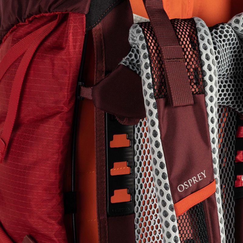 Plecak turystyczny męski Osprey Stratos 26 l poinsettia red 7