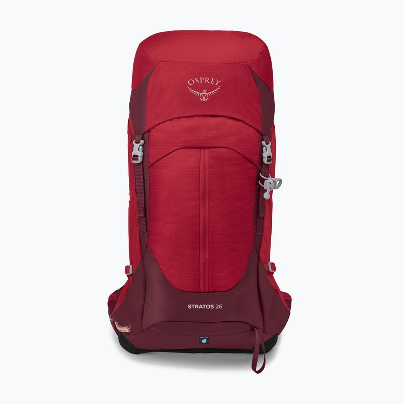 Plecak turystyczny męski Osprey Stratos 26 l poinsettia red 11