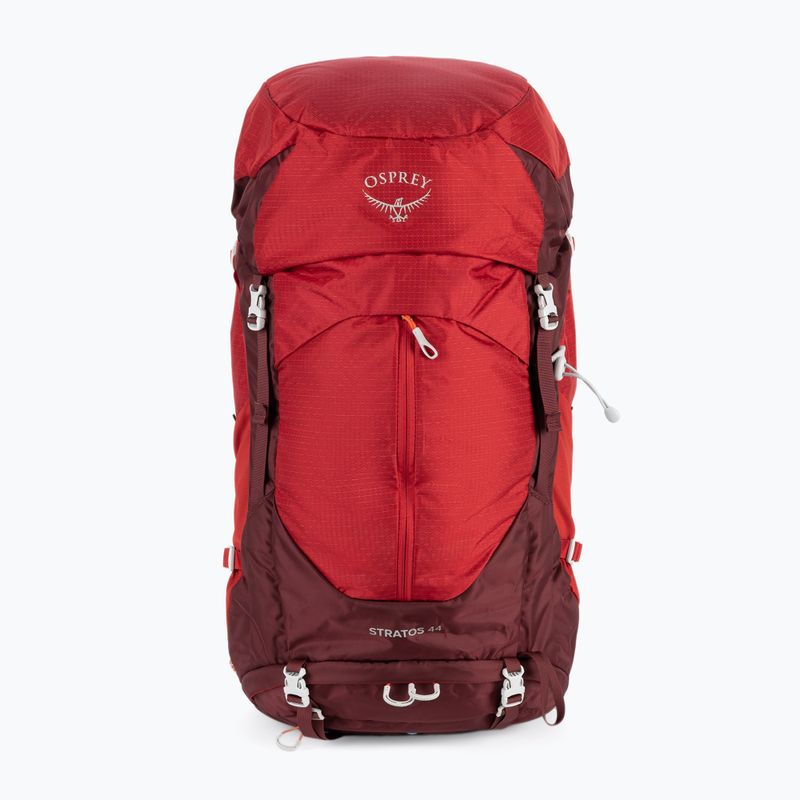 Plecak turystyczny męski Osprey Stratos 44 l poinsettia red