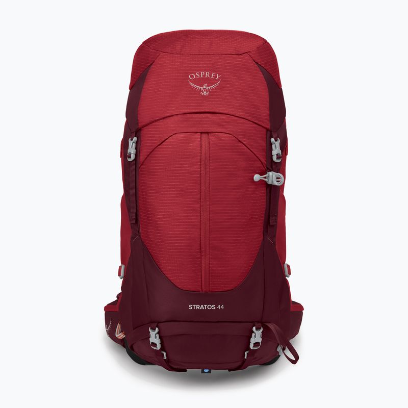 Plecak turystyczny męski Osprey Stratos 44 l poinsettia red 6