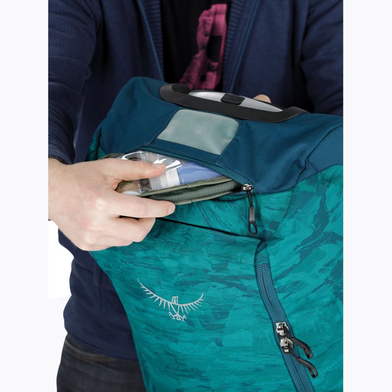 Torba podróżna Osprey Daylite Carry-On Wheeled Duffel 40 l palm foliage print 10