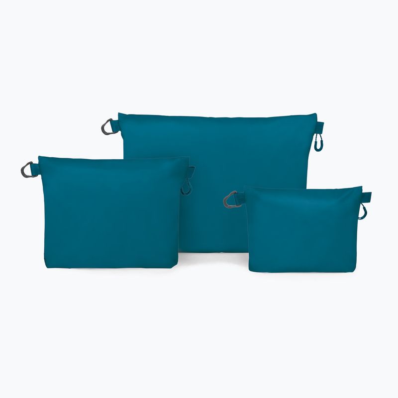 Zestaw organizerów Osprey Ultralight Zipper Sack Set 3 szt. waterfront blue 2