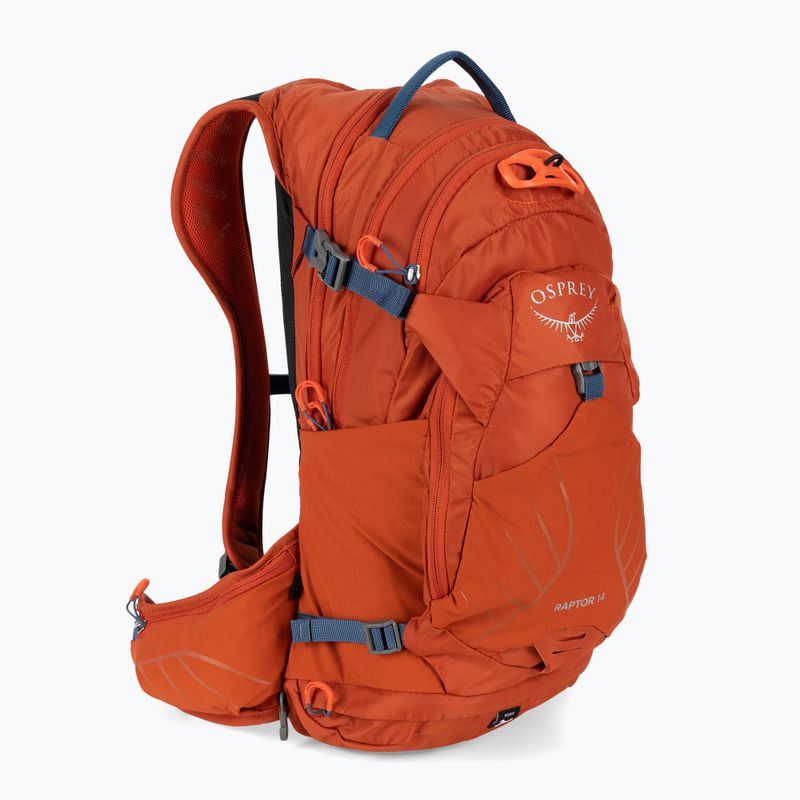 Plecak rowerowy męski Osprey Raptor 14 l firestarter orange 2