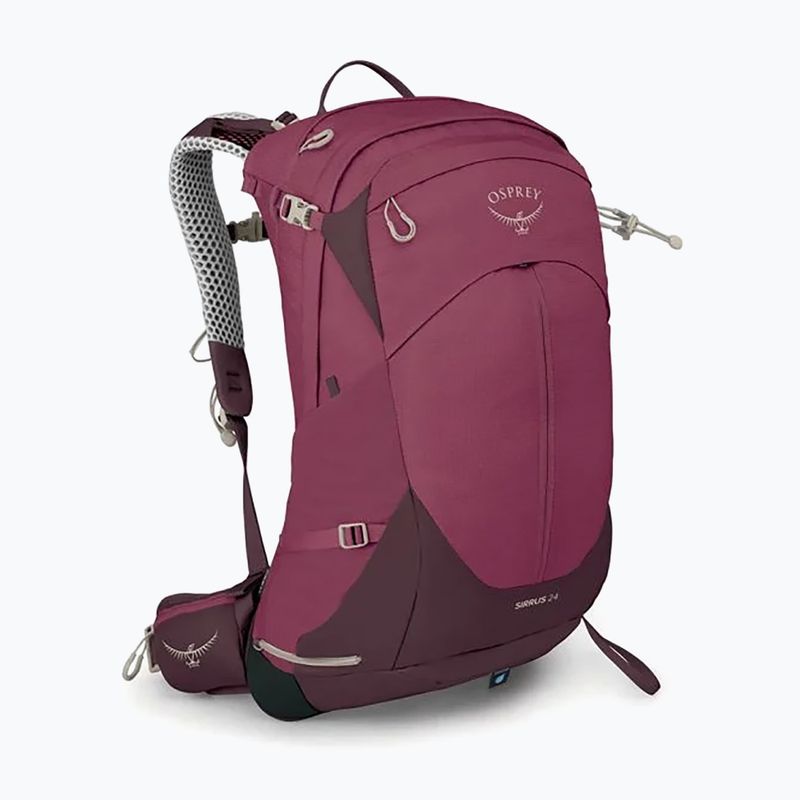 Plecak turystyczny damski Osprey Sirrus 24 l elderberry purple/chiru tan 3
