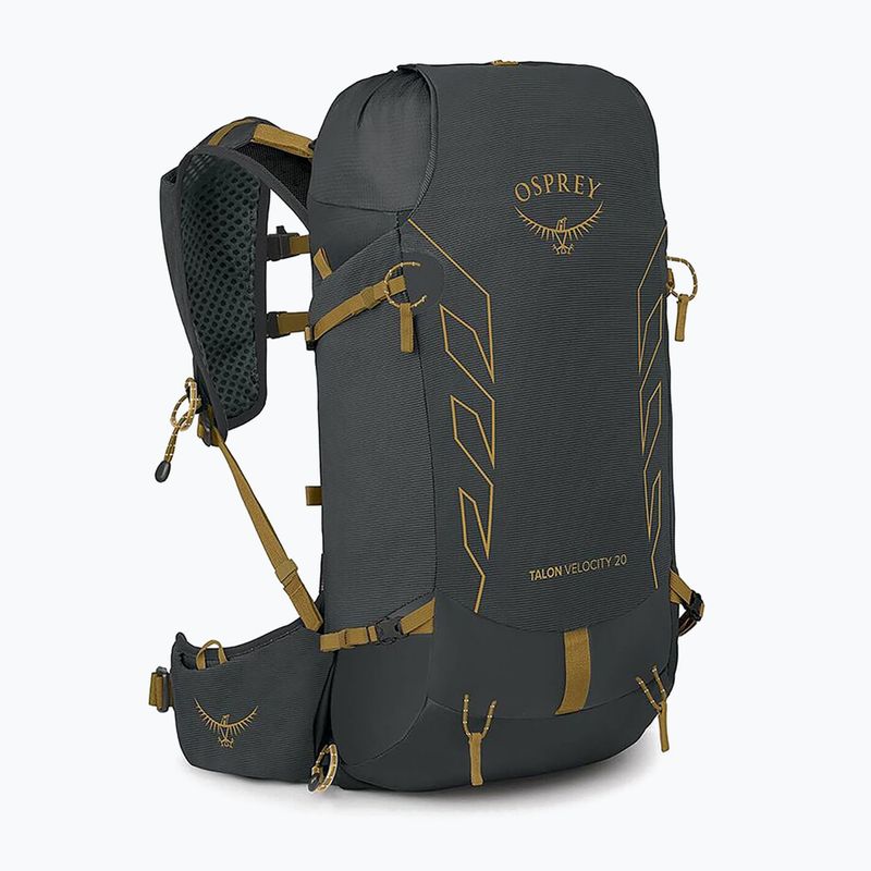Plecak turystyczny męski Osprey Talon Velocity 20 l dark charcoal/tumbleweed yellow 2