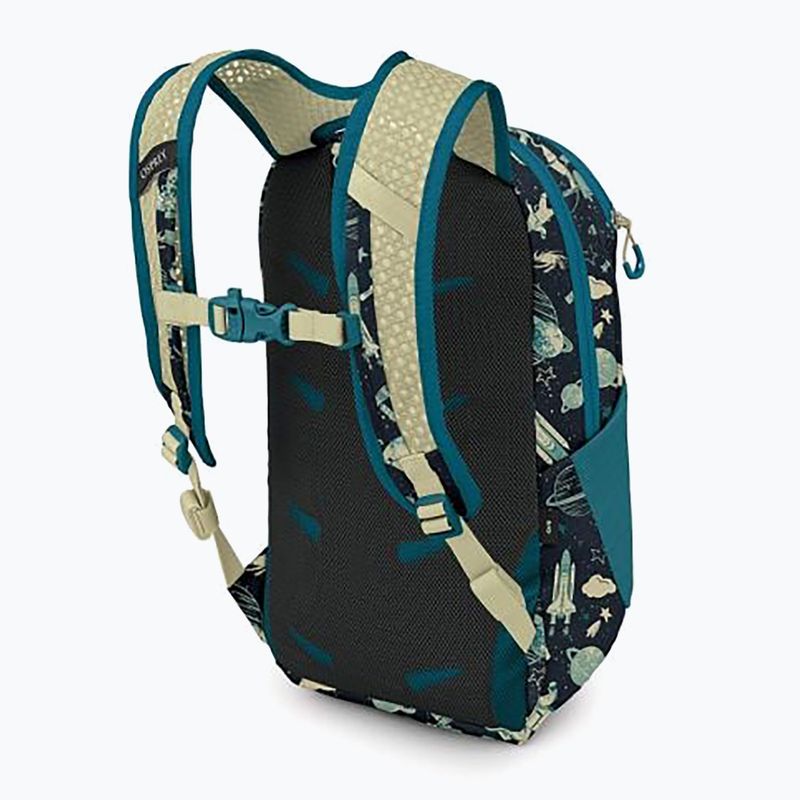 Plecak miejski dziecięcy Osprey Daylite Youth Pack 9 l space travel print/antique blue 3