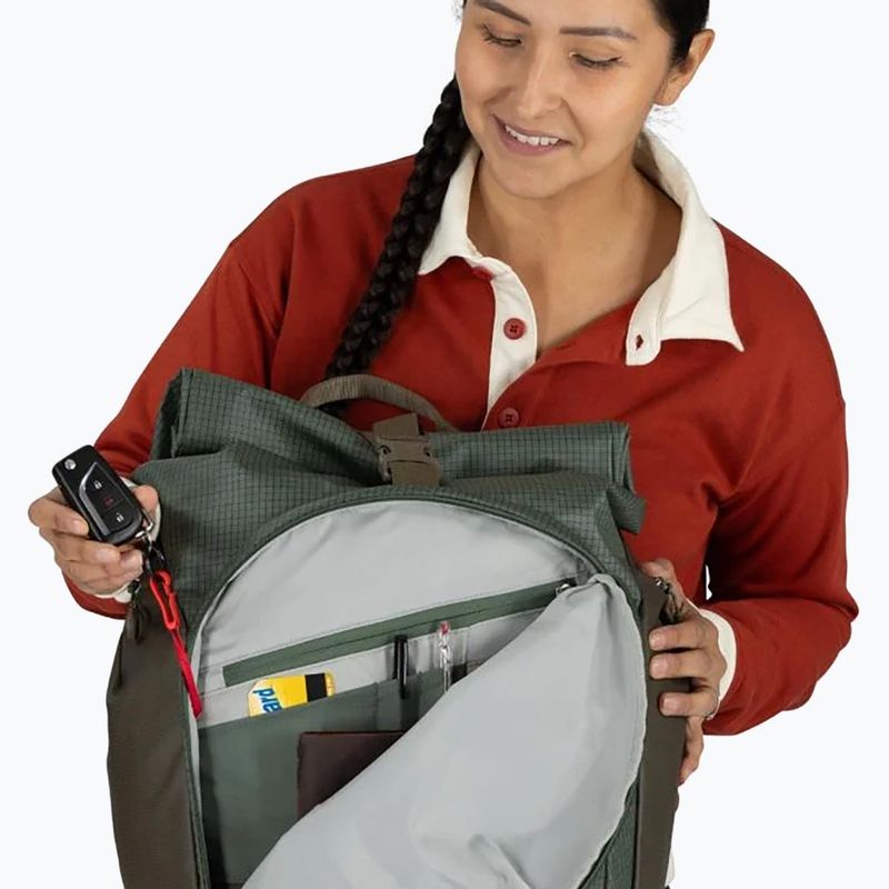 Plecak miejski Osprey Transporter Roll Top 20 l pine leaf 11