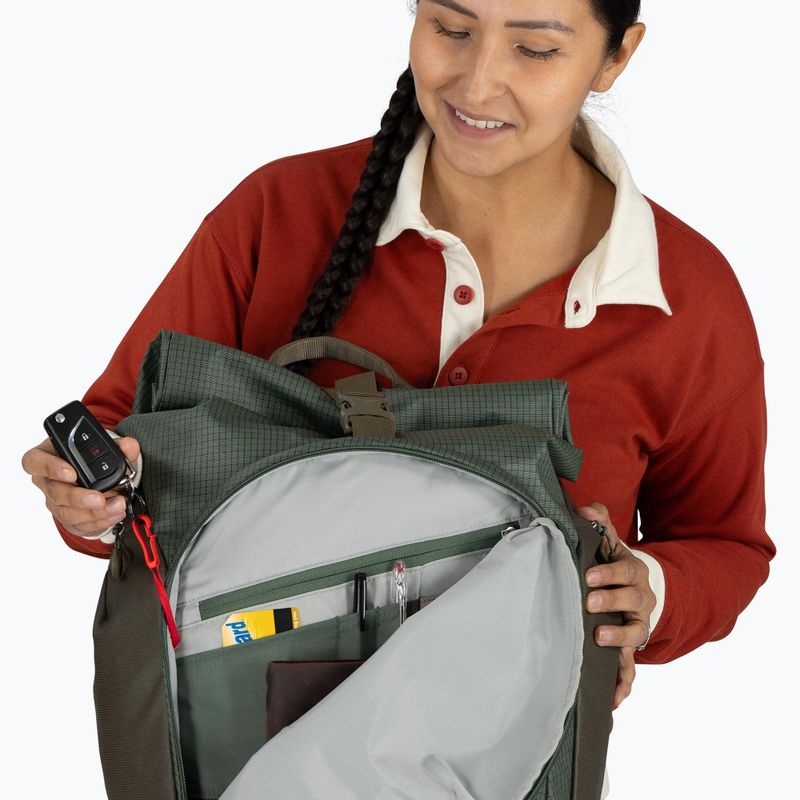 Plecak miejski Osprey Transporter Roll Top 30 l pine leaf 14