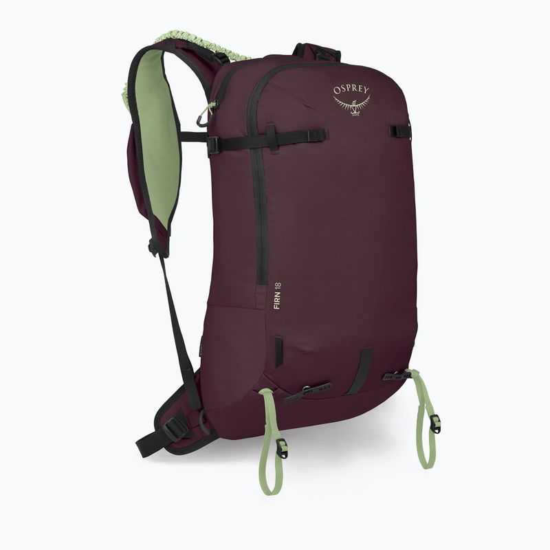 Plecak skiturowy Osprey Firn 18 l elderberry purple/peppermint green 2