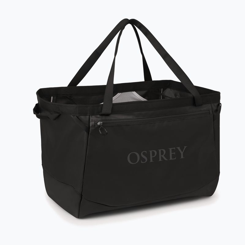 Torba podróżna Osprey Transporter Gear Tote 60 l raven black/black 2