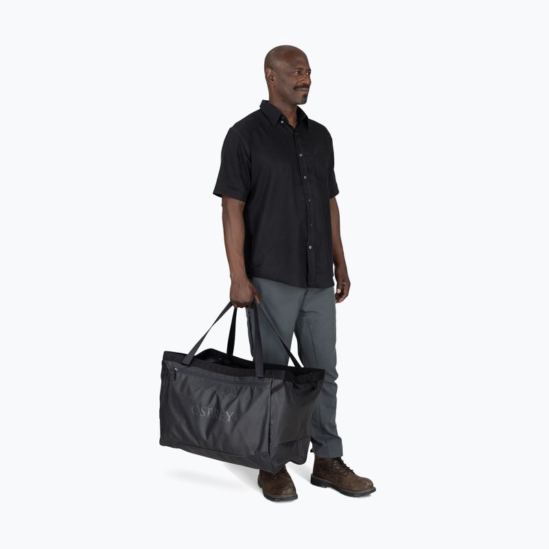 Torba podróżna Osprey Transporter Gear Tote 60 l raven black/black 4